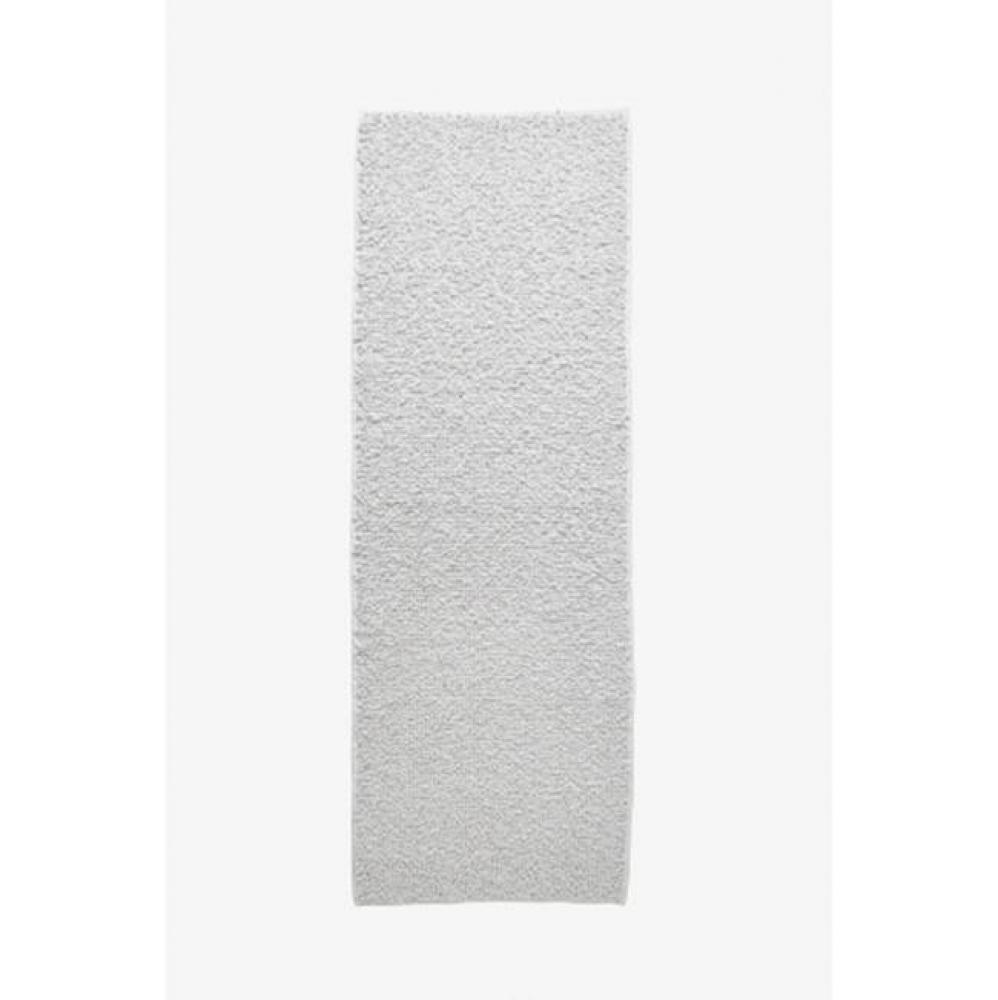 Bramble Bath Rug 25 x 72 in White/Gray