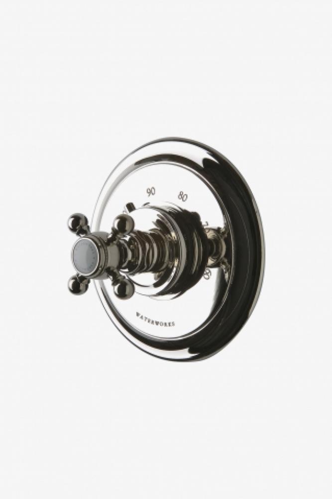Julia Thermostatic Control Valve Trim with Metal Cross Handle in