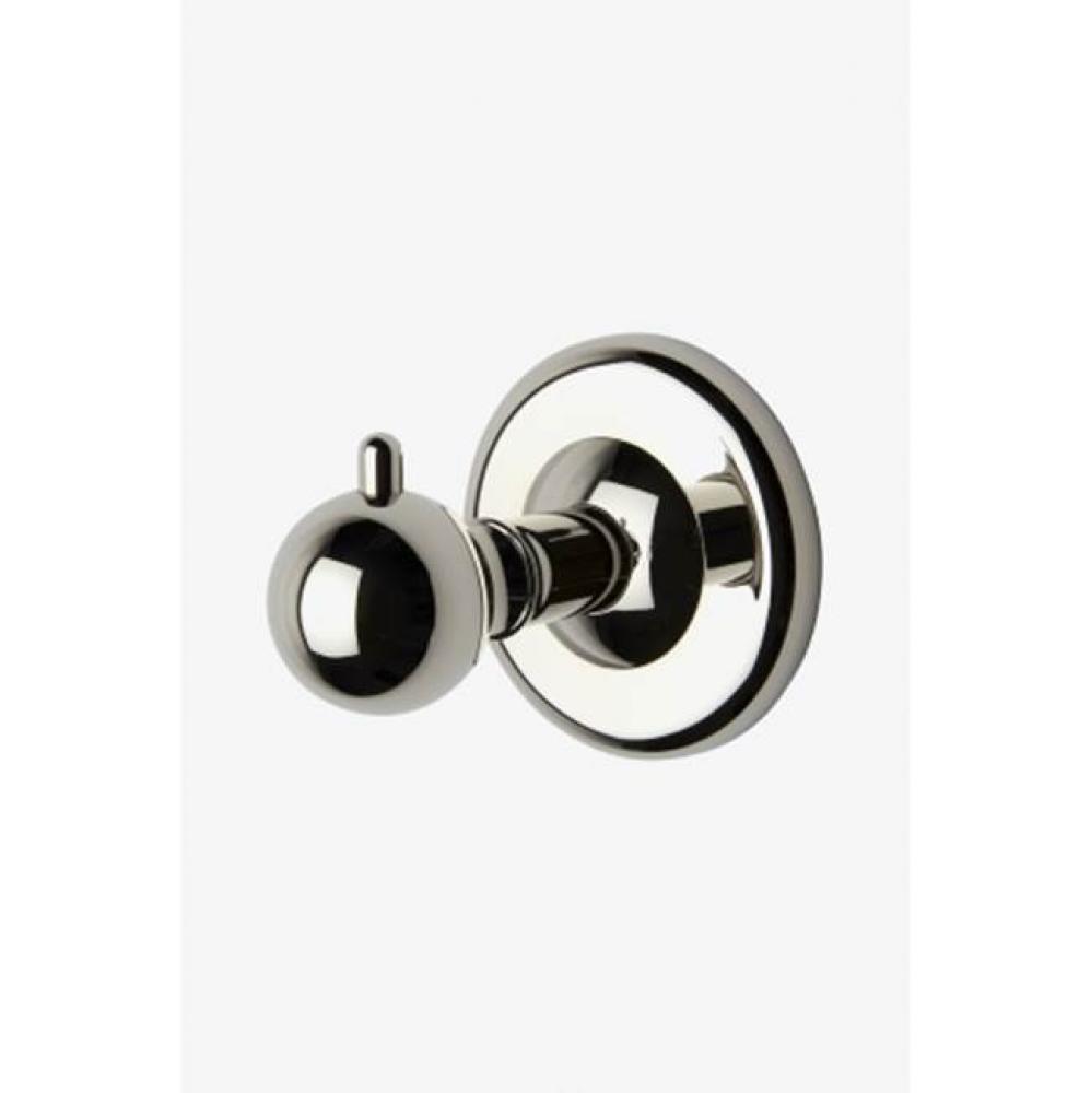 Regulator Robe Hook in Unlacquered Brass
