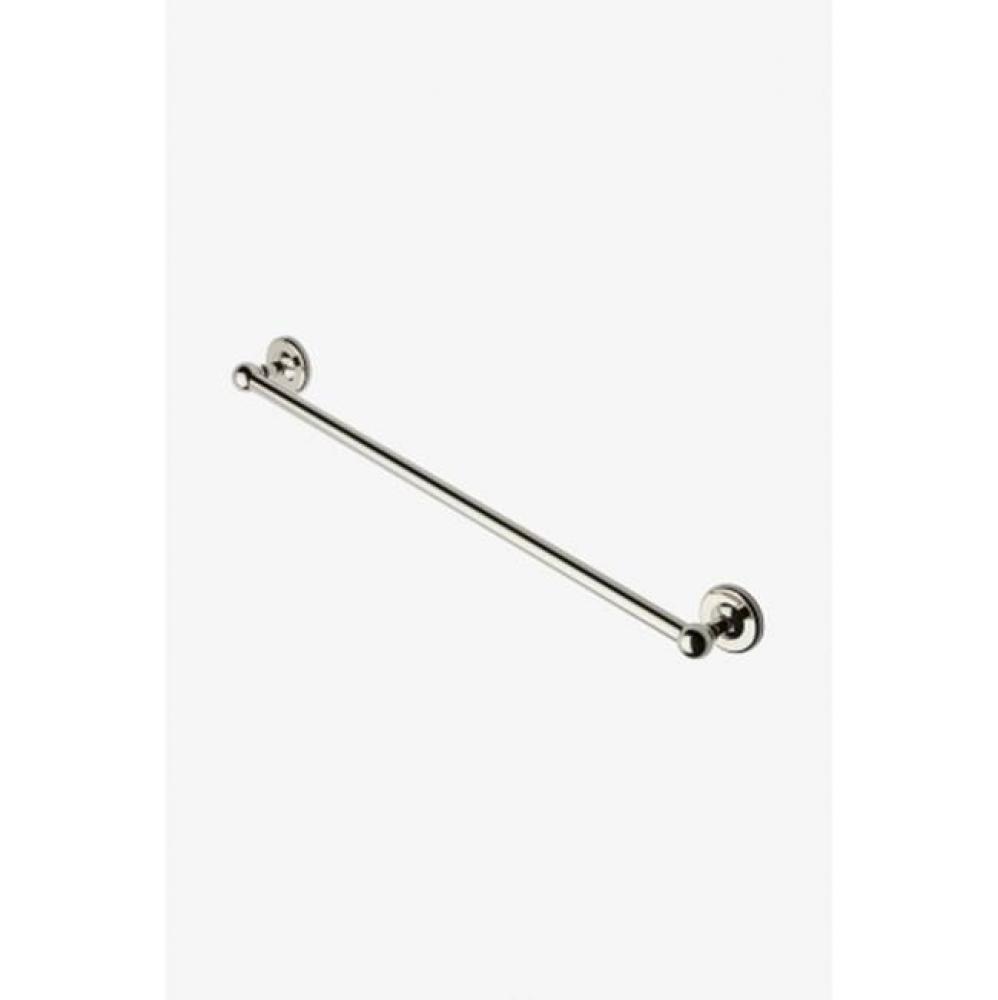 Regulator 24 Single Metal Towel Bar in Nickel
