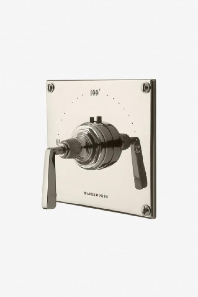R.W. Atlas Thermostatic Control Valve Trim with Metal Lever Handle in