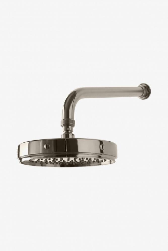 R.W. Atlas 8 1/2'' Shower Head, Arm and Flange with Fixed Spray in