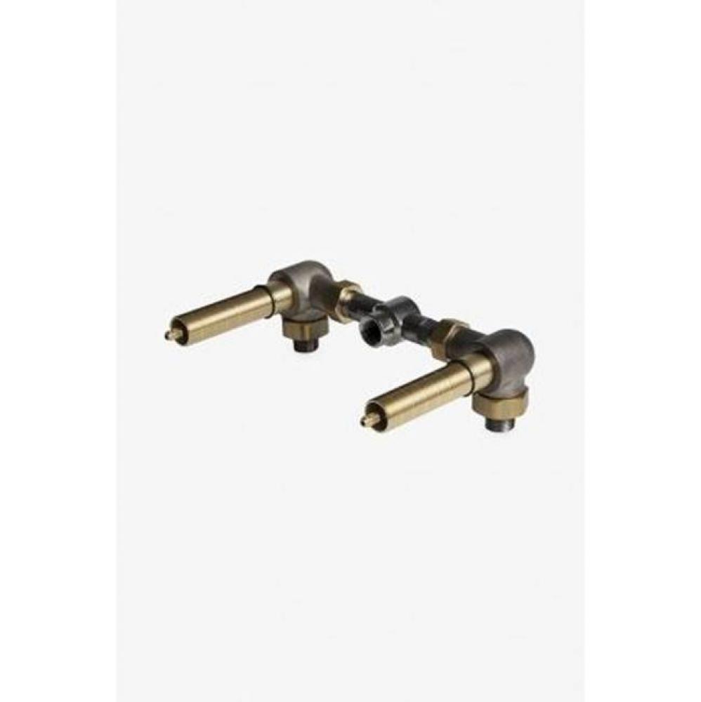 Universal Lavatory Wall Mounted Rough Valve (Used with Lever Handle Lavatory