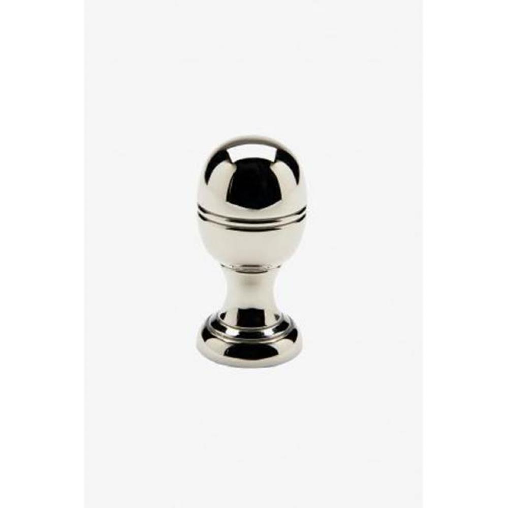 Cushing 7/8'' Scored Knob in Nickel