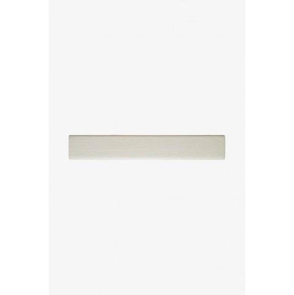 Architectonics Handmade Ingot Liner 1 x 6 in Graycloth Glossy Solid