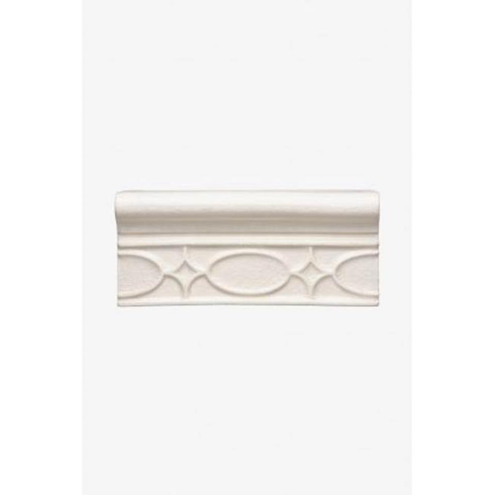 Architectonics Handmade Chinoiserie Ovalette Rail Outcorner in Havana Glossy Crackle