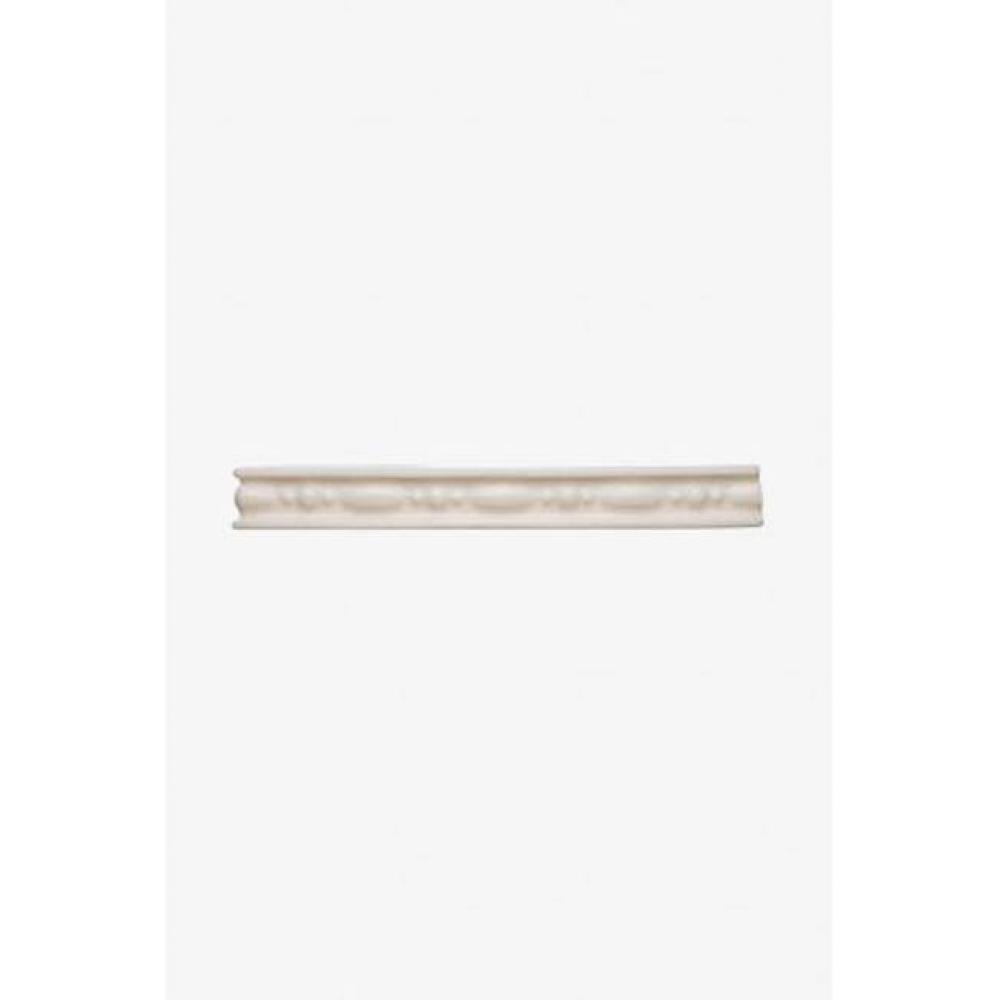 Architectonics Handmade Classic Revival Bead and Barrel Liner 3/4 x 6 Stopend (Right) in Geyser Ma