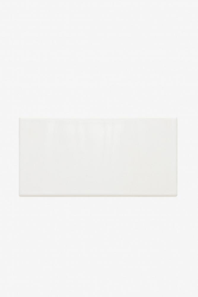 Claypaper Handmade Field Tile 3 x 6 in Cocoa Glossy Wash