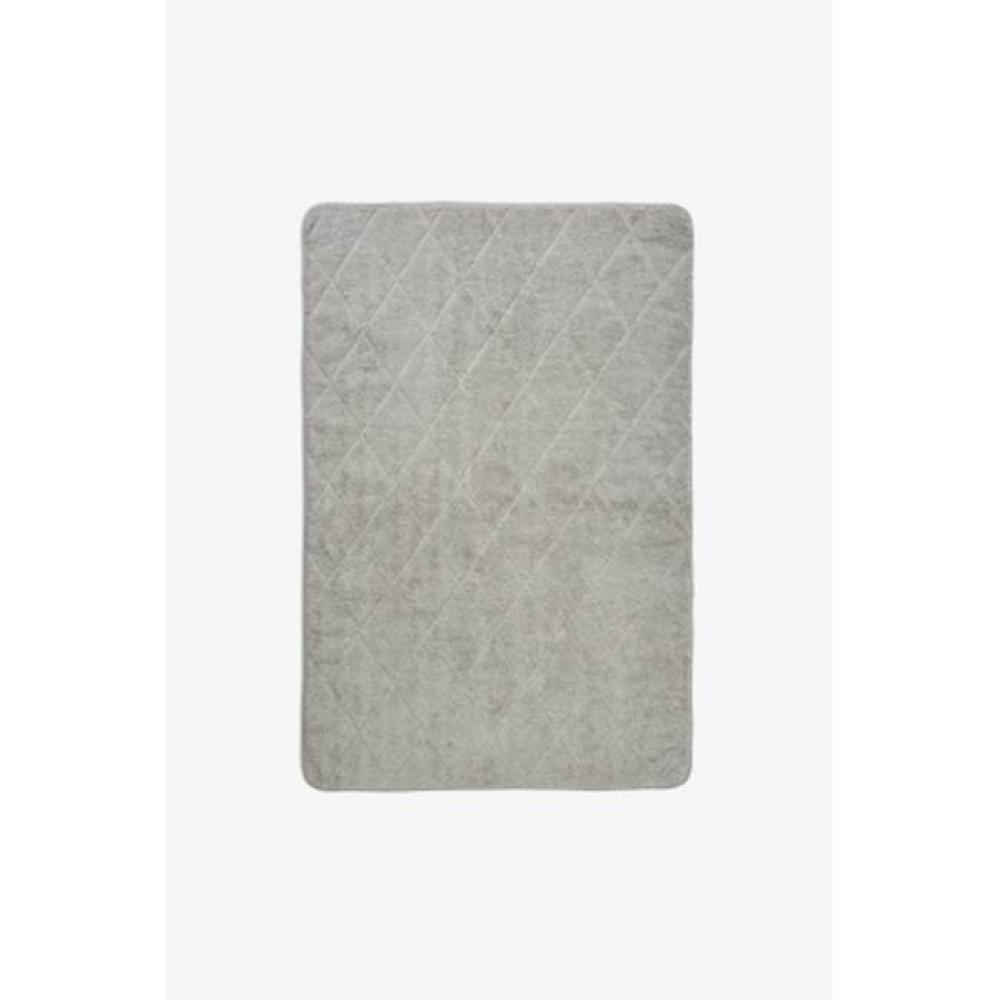 Gotham Cotton Bath Mat 36'' x 24'' in Pearl/Pearl -