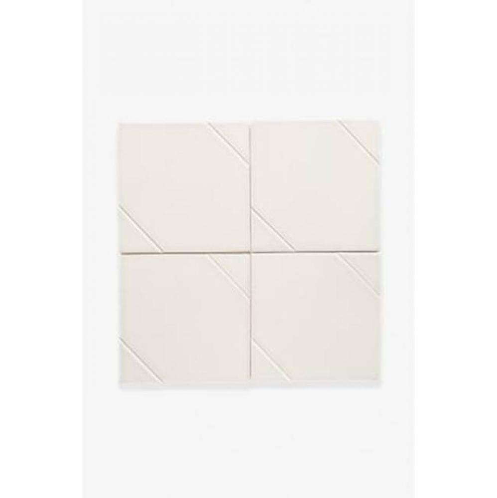 Architectonics Handmade Odyssey Decorative Field Tile Fractal Embossed 6 x 6 in Shagreen Light  Gl