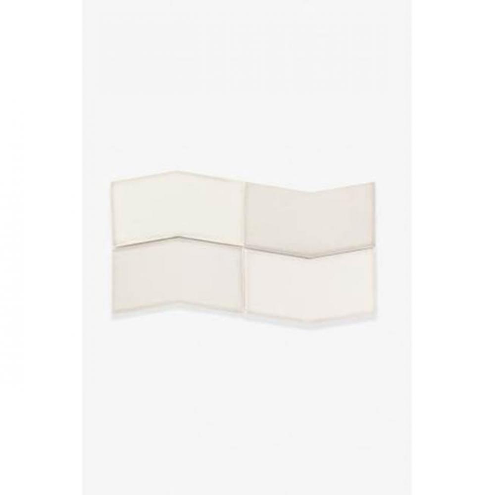 Architectonics Handmade Decorative Field Tile Wing 3 x 6 in Sprite Glossy Solid