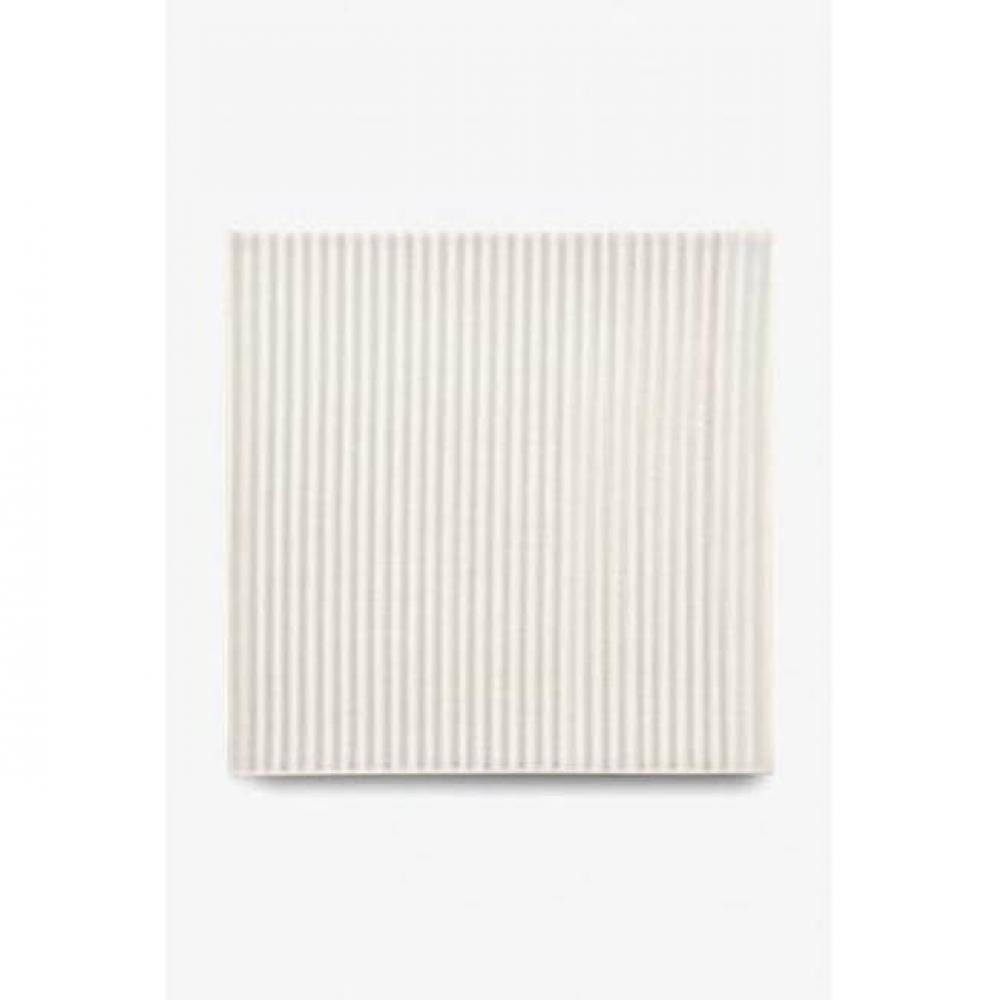 Architectonics Handmade Decorative Field Tile Wale 6 x 6 in Birch Glossy Solid