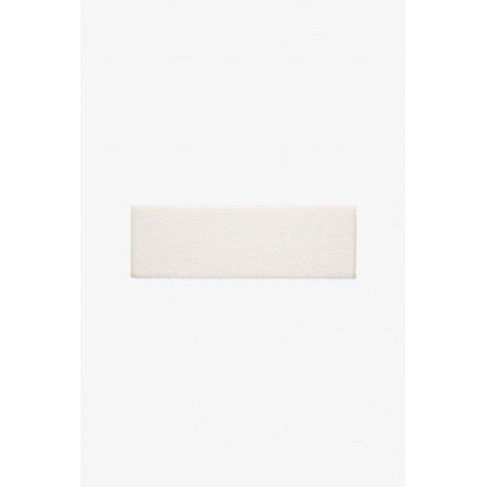 Architectonics Handmade Field Tile 2 x 6 Bullnose Single (Long) in Dove Glossy Solid