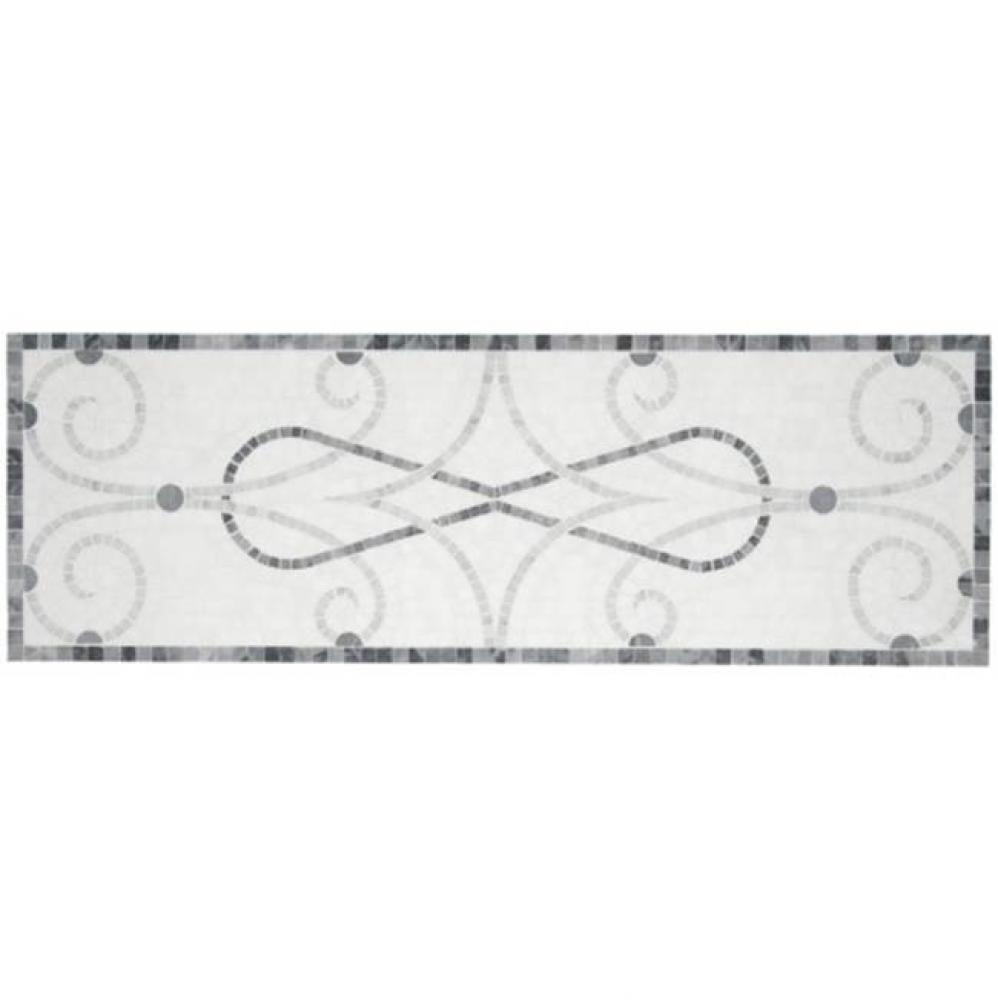 Signet French Grille 12 x 36 Panel Mosaic in Stone Group 1, 2, 3, and