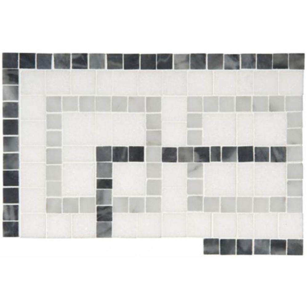 Signet Chinois Continuous Corner 4 1/2'' x 7 3/8'' in Stone Group