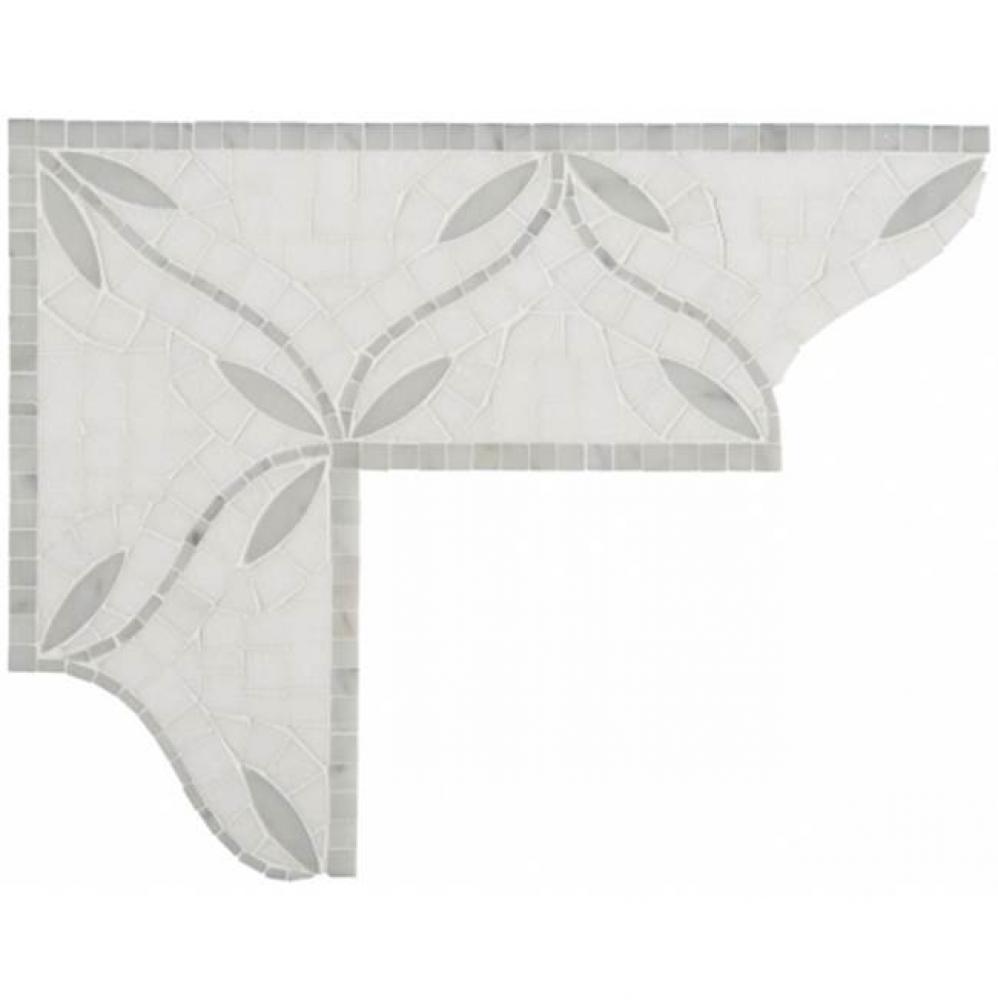 Signet Olivia Petite Continuous Corner 7 5/8'' x 13 3/8'' in Stone Group