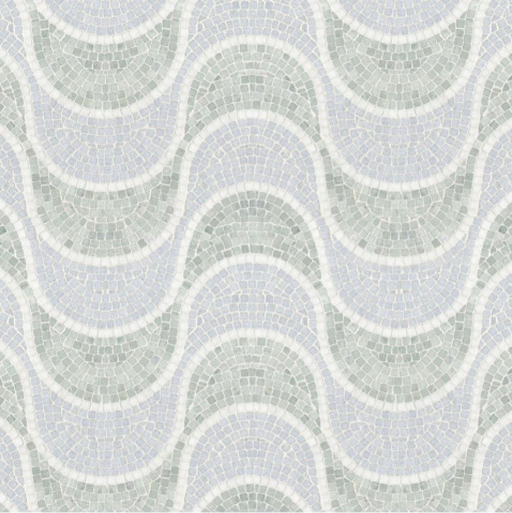 Parramore Aquarius Mosaic with Stripe in Stone Group 1, 2, 3, and 4 (Assembled)