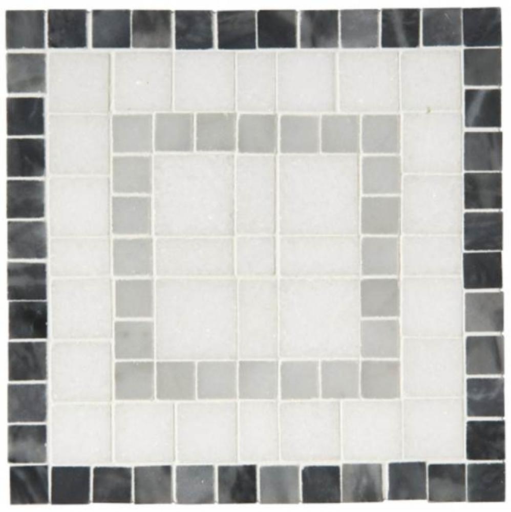 Signet Chinois Block Corner 4 7/8'' x 4 7/8'' in Stone Group