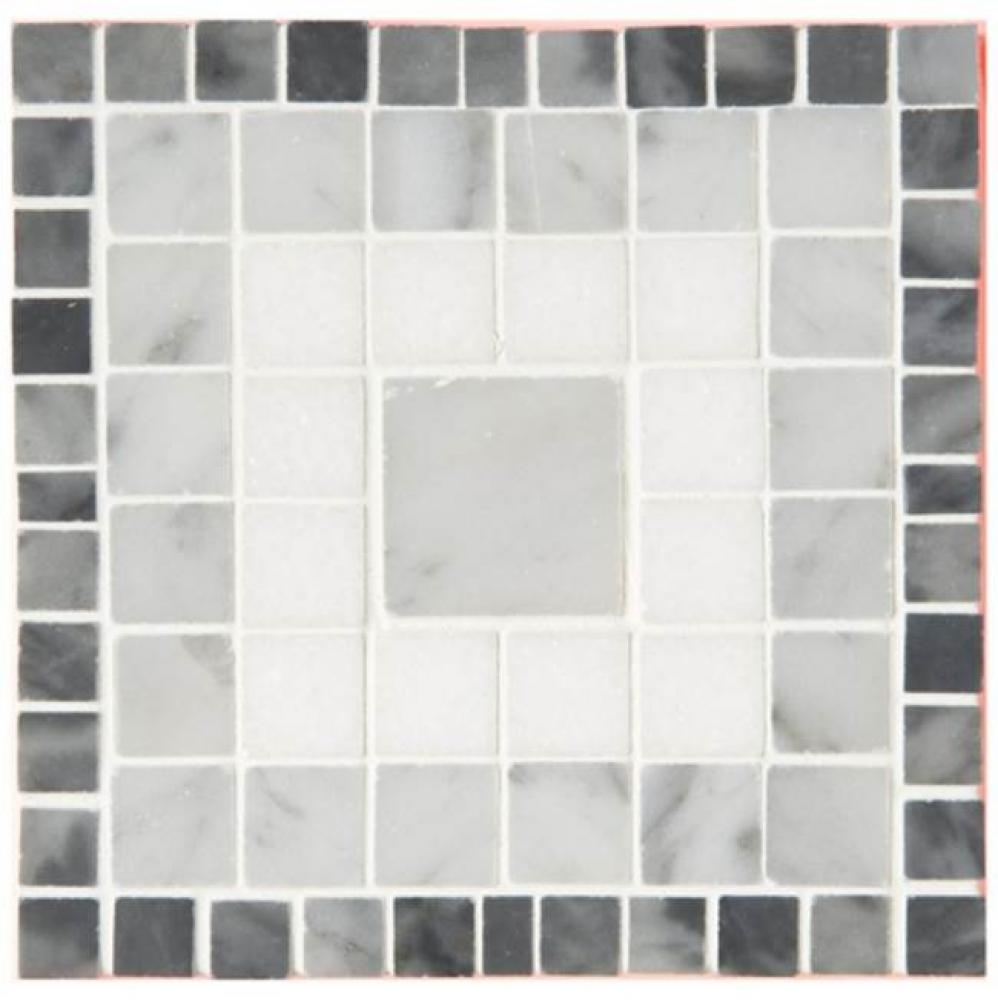 Signet Dentil Block Corner 4 5/8'' x 4 5/8'' in Stone Group