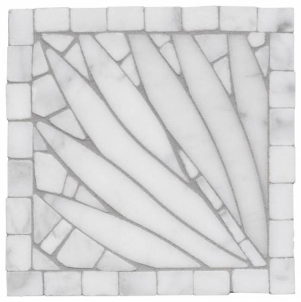 Aqualinea Bamboo Block Corner 4 1/2'' x 4 1/2'' in Stone Group