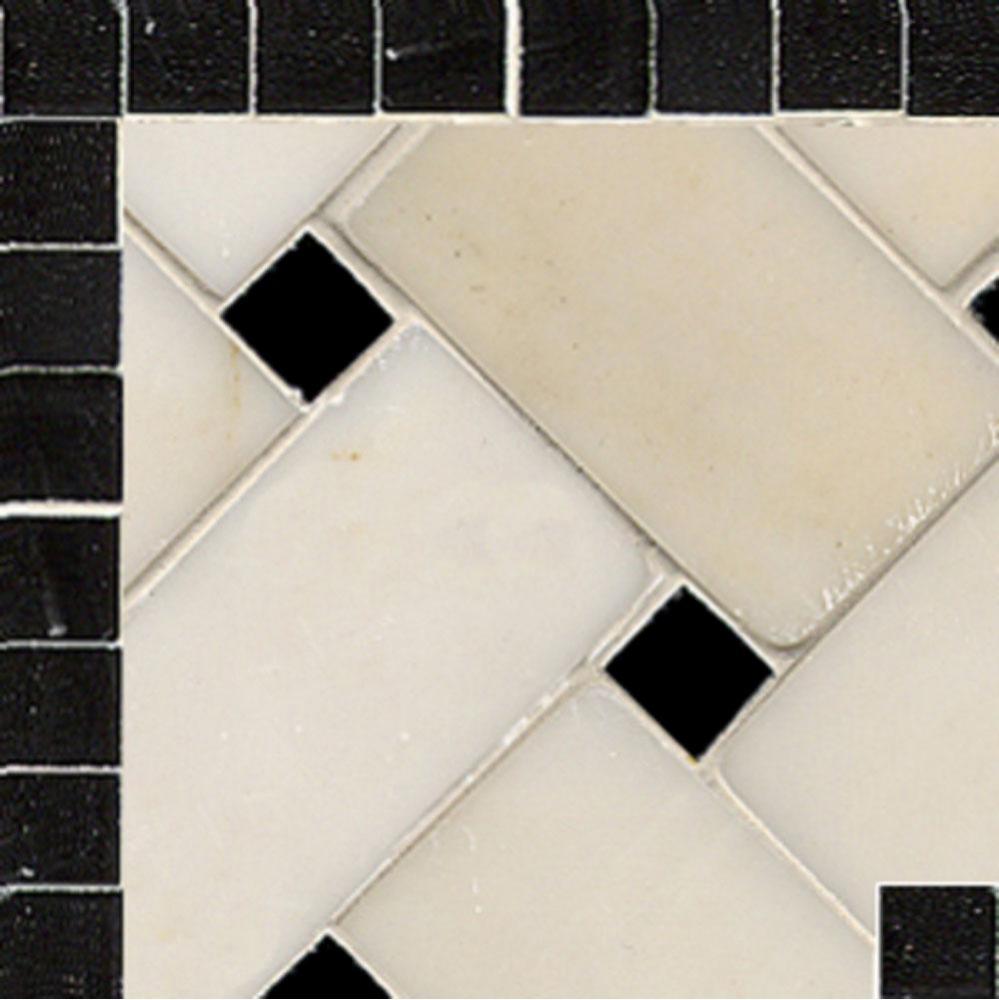 Parramore Basketweave Continuous Corner 3 in Stone Group 1, 2, 3, and 4