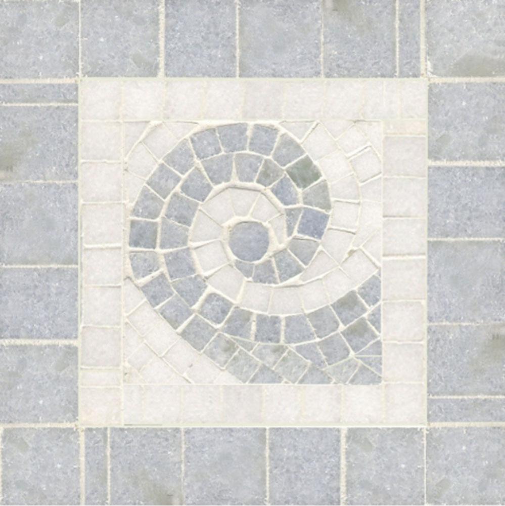 Parramore Paris Wave Block Corner 7 x 7 in Stone Group 1, 2, 3, and 4