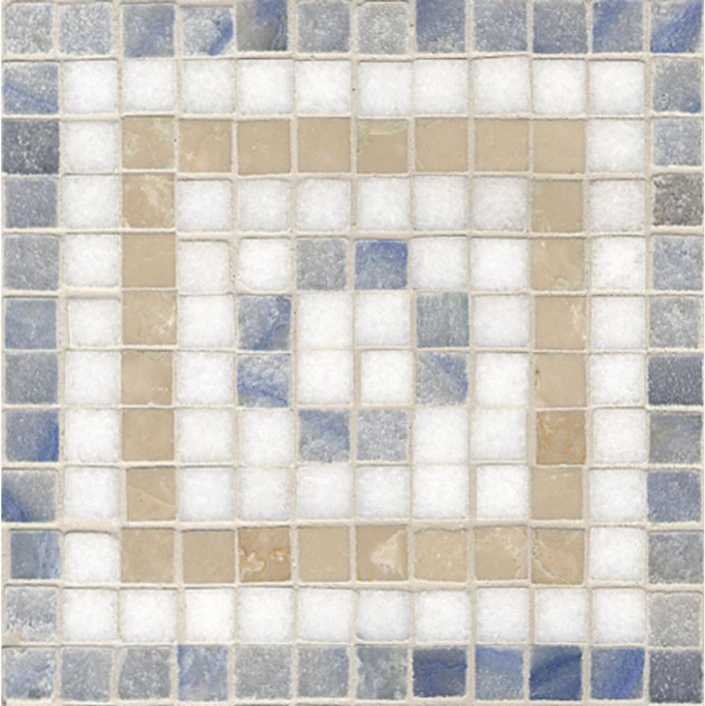 Parramore Amaze Key Block Corner 5 x 5 in Stone Group 1, 2, 3, and 4