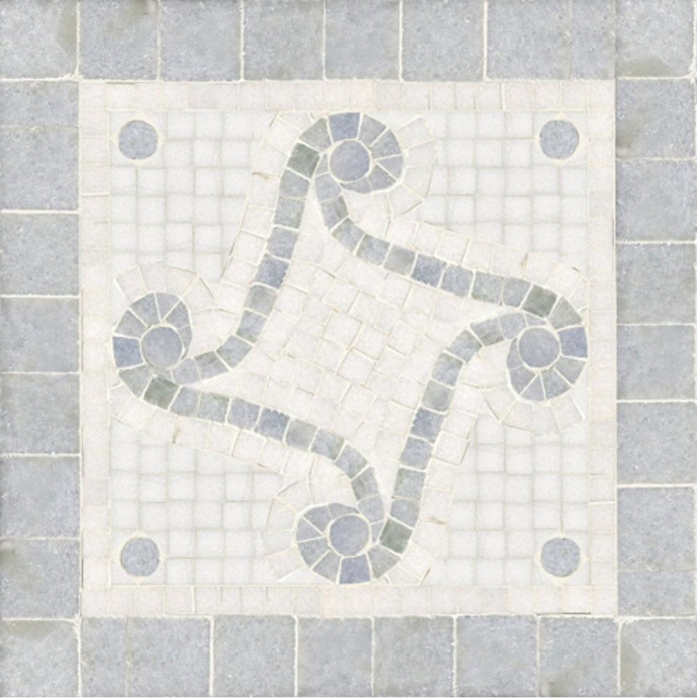 Parramore Paris Wave Block Corner 9 1/2 x 9 1/2 in Stone Group 1, 2, 3, and 4