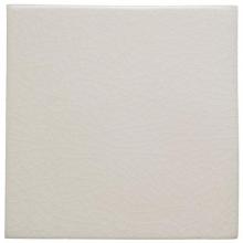 Waterworks 02-18589-09350 - Architectonics Handmade Field Tile 4 1/4 x 4 1/4 in Dove Glossy Solid