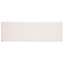 Waterworks 02-70490-05244 - Architectonics Handmade Field Tile 2 x 6 in Shagreen Light Glossy Layered