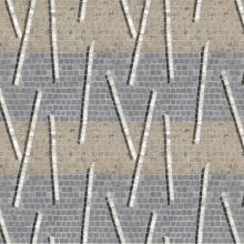 Waterworks 03-03163-18682 - Parramore Chopsticks Mosaic in Stone Group 1, 2, 3, and 4 (Assembled)