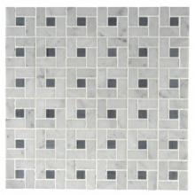 Waterworks 03-16592-02510 - Aqualinea 9/16'' x 1 1/4'' Arc D''Midi Mosaic in Stone Group