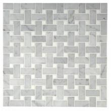 Waterworks 03-73104-79483 - Aqualinea 3/4'' x 1 5/8'' Basketweave Mosaic in Stone Group