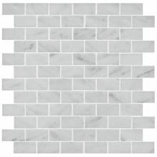 Waterworks 03-64063-74191 - Signet 2.5cm x 5cm Staggered Mosaic in Stone Group