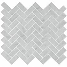 Waterworks 03-31760-44048 - Signet 2.5cm x 6cm Herringbone Mosaic in Stone Group