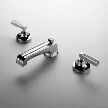 Waterworks 07-35526-39339 - Boulevard Low Profile Three Hole Deck Mounted Lavatory Faucet with Metal Lever