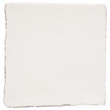 Waterworks 02-99357-06217 - Architectonics Handmade Field Tile 4 1/4 x 4 1/4 Deckle in Graycloth Glossy Solid