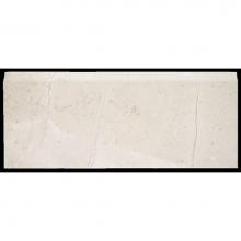 Waterworks 03-91183-59415 - Keystone Standard Base 5 x 12 in Vanilla Cream Honed