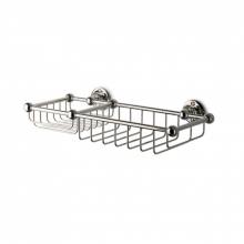 Waterworks 22-96021-57226 - Crystal Wall Mounted Medium Soap and Sponge Basket in Chrome