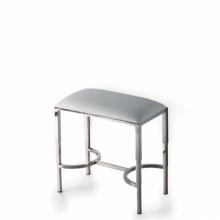 Waterworks 19-11730-75277 - Easton  Metal Rectangular Stool 18 x 10 x 16 1/2 in Nickel