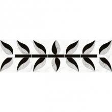 Waterworks 03-39024-64031 - Aqualinea Acanthus Border 3'' x 12 1/4'' in Stone Group 1 and