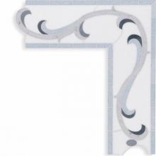 Waterworks 03-07186-70707 - Aqualinea Solid Brocade Border 6'' x 24'' in Stone Group 1 and