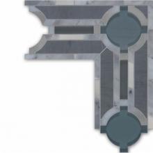 Waterworks 03-46311-47193 - Aqualinea Solid Dunham Border 4 1/8'' x 13 13/16'' in Stone Group 1 and