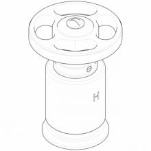 Waterworks 40-80366-33918 - Service Parts Metal Wheel Handle with Hot Indice in