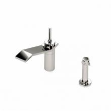 Waterworks 07-78448-64712 - Formwork One Hole High Profile Kitchen Faucet, Metal Joystick Handle and Spray in Nickel,