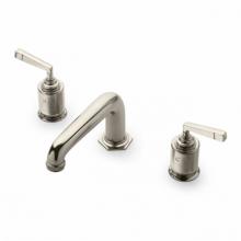 Waterworks 07-02379-59336 - R.W. Atlas Low Profile Three Hole Deck Mounted Lavatory Faucet with Metal Lever Handles in