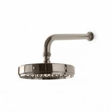 Waterworks 05-44201-75914 - R.W. Atlas 8 1/2'' Shower Head, Arm and Flange with Fixed Spray in Antique