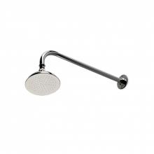 Waterworks 05-34523-38118 - Easton Classic Wall Mounted 6 Shower Rose, Arm and Flange in Nickel, 2.5gpm