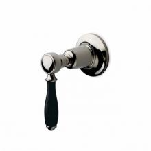 Waterworks 05-60103-64112 - Easton Classic Volume Control Valve Trim with Black Porcelain Lever Handle in