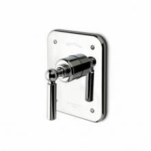 Waterworks 05-07398-45176 - Ludlow Pressure Balance Control Valve Trim with Metal Lever Handle in Unlacquered